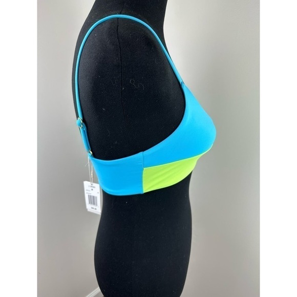 NWT L*Space COLOR BLOCK HIGH TIDE BIKINI TOP size Medium - Picture 8 of 8